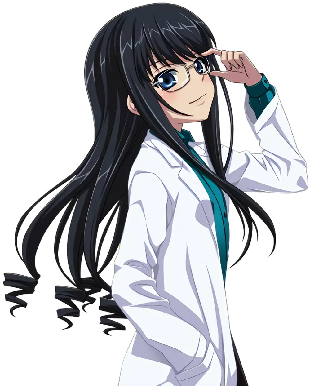 ảnh bác sĩ anime nữ cười tươi 