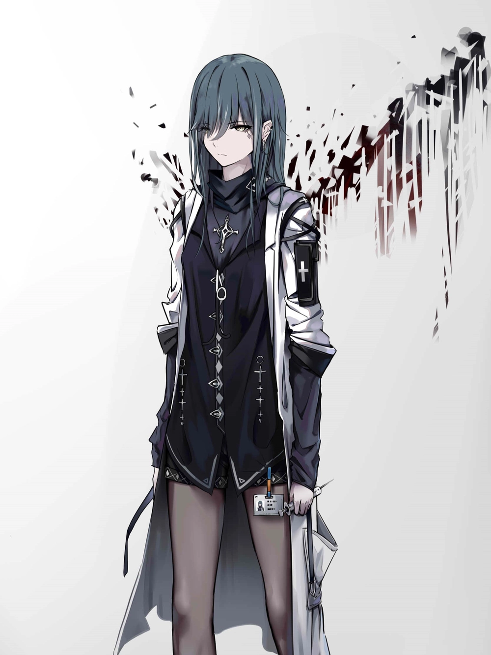 ảnh anime bác sĩ phong cách dark fantasy 