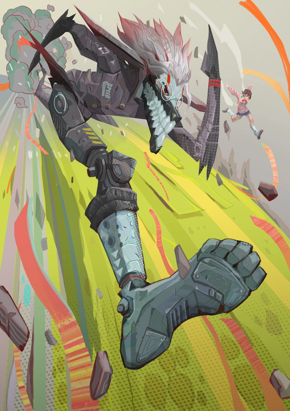 hình nhân vật Dandadan cực chất trong anime