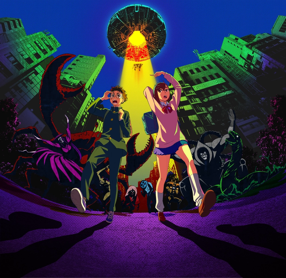 hình nghệ thuật về Dandadan theo phong cách anime