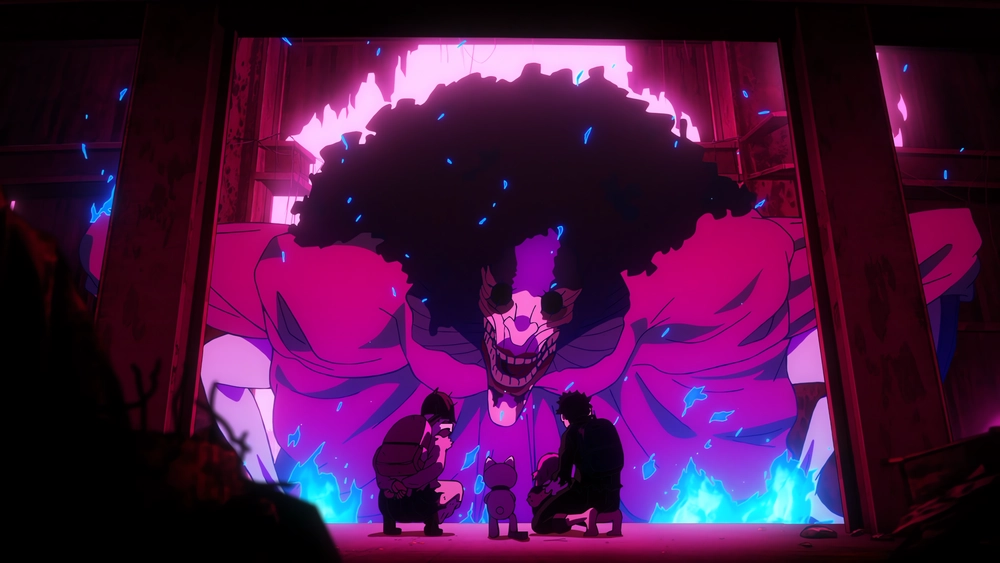 hình ảnh sinh động từ phim hoạt hình Dandadan