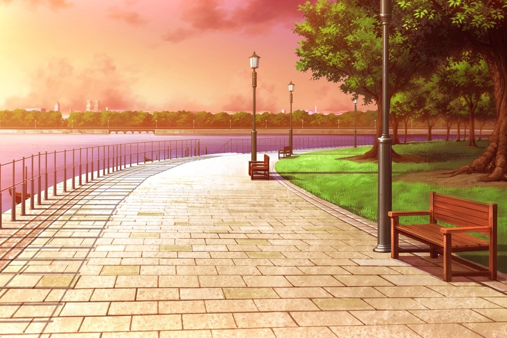 ảnh đường phố anime chill thư giãn cuối ngày