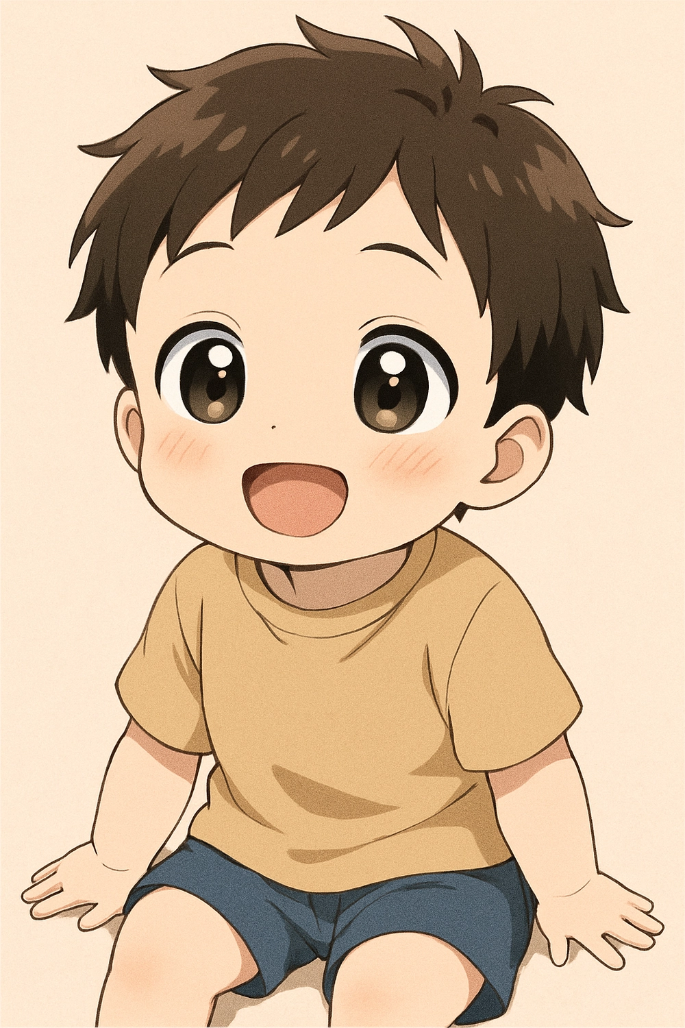 hình ảnh em bé trong anime siêu dễ thương 