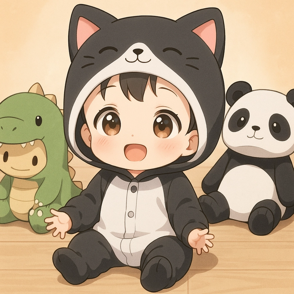 ảnh bé sơ sinh anime cute đáng yêu 