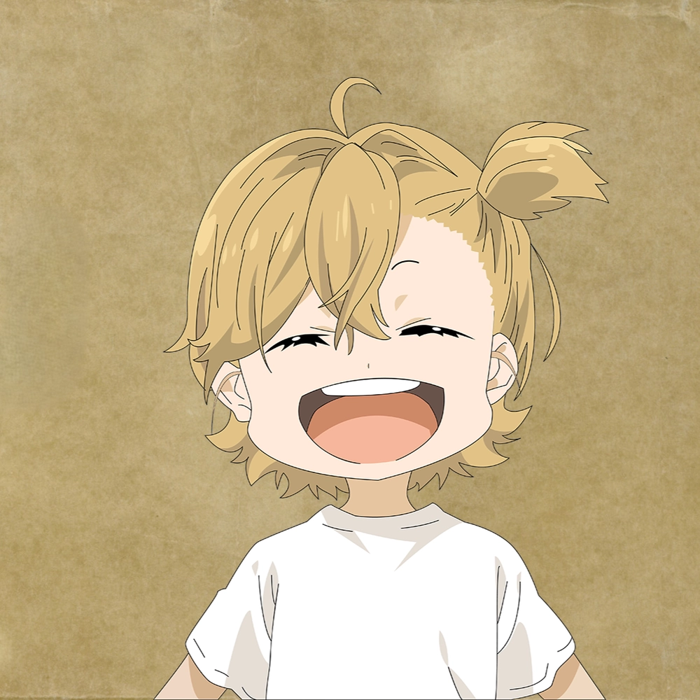 ảnh anime em bé cười tươi dễ thương 