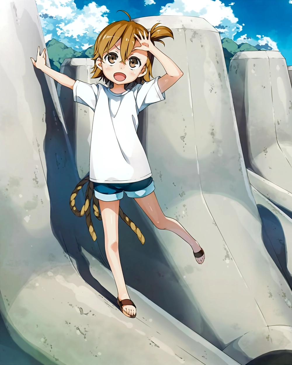 ảnh em bé hoạt hình anime cực dễ thương 