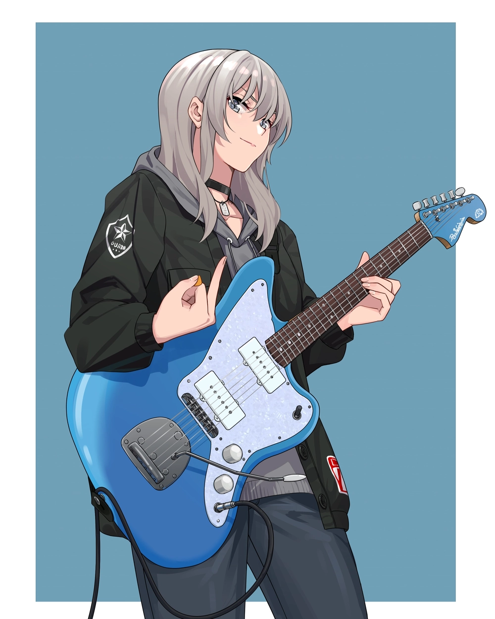 ảnh nhân vật anime giơ tay với ngón giữa