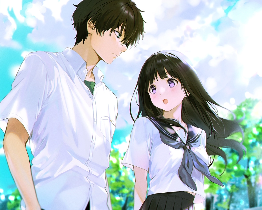 ảnh Hyouka và Chitanda lãng mạn