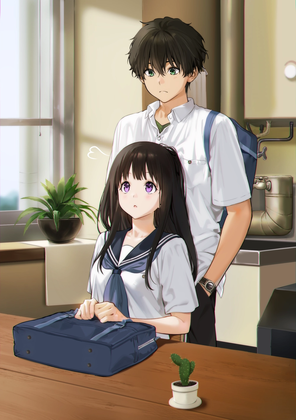hình ảnh Hyouka và Chitanda dễ mến