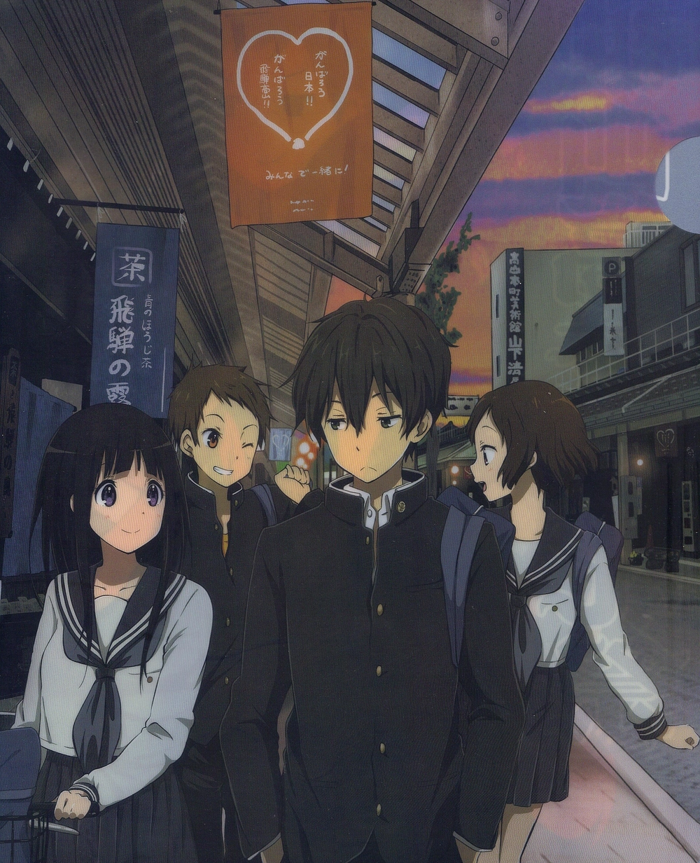 ảnh anime Hyouka siêu nét và sáng tạo