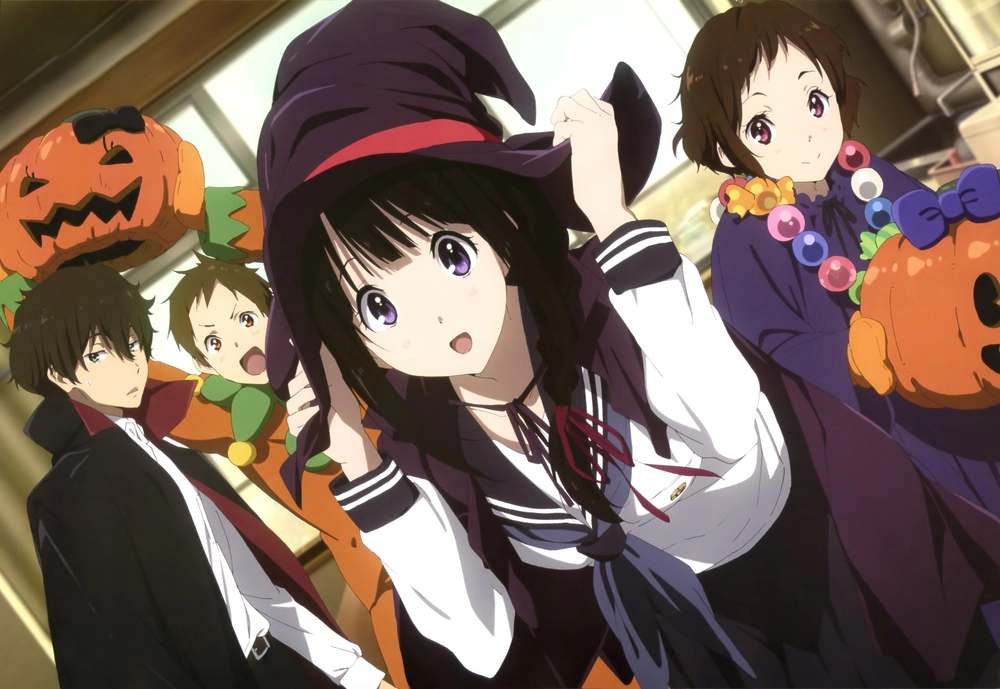 ảnh Hyouka anime phong cách nhẹ nhàng