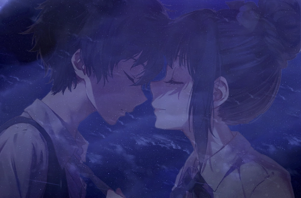 ảnh tình cảm Hyouka và Chitanda