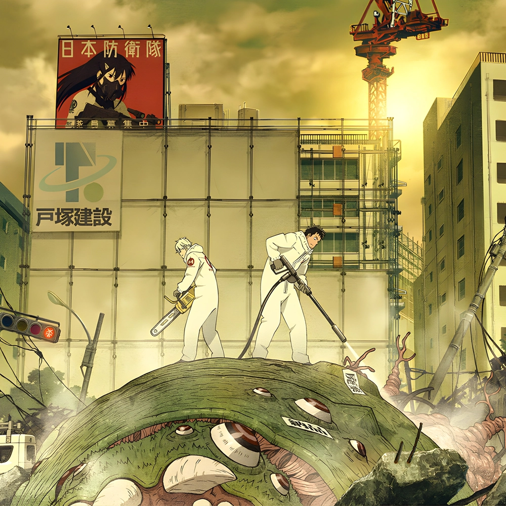 hình vẽ Kaiju No. 8 theo phong cách Nhật 