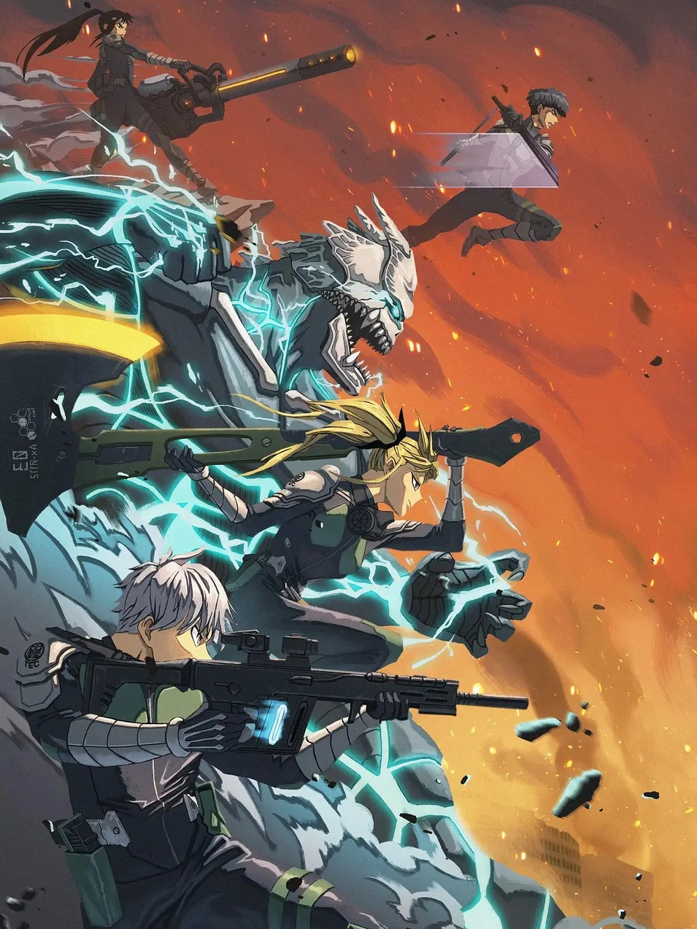 ảnh Kaiju No. 8 lấy cảm hứng từ truyện tranh 