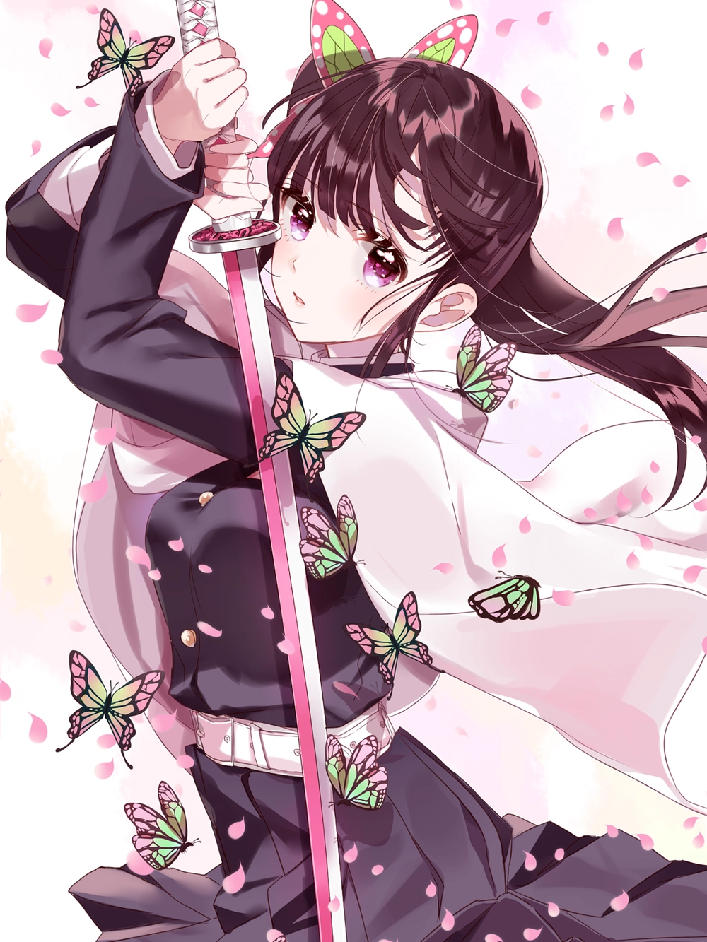 hình kanao nghiêm túc khi chiến đấu 