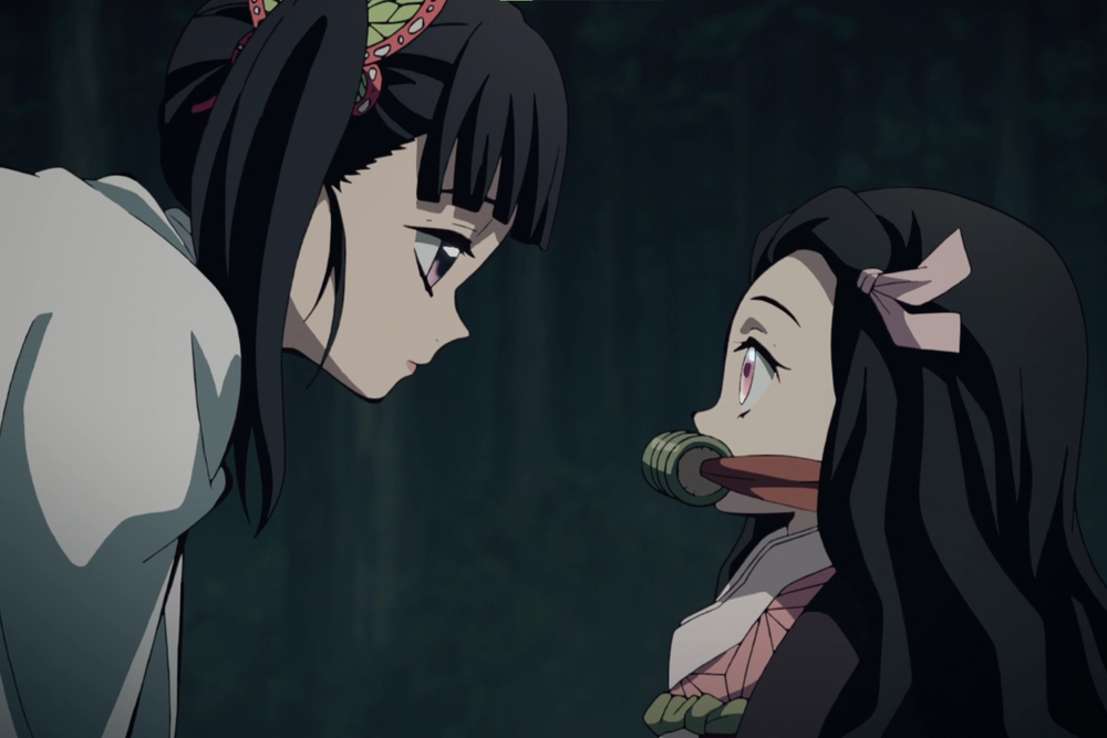 ảnh kanao và bé nezuko