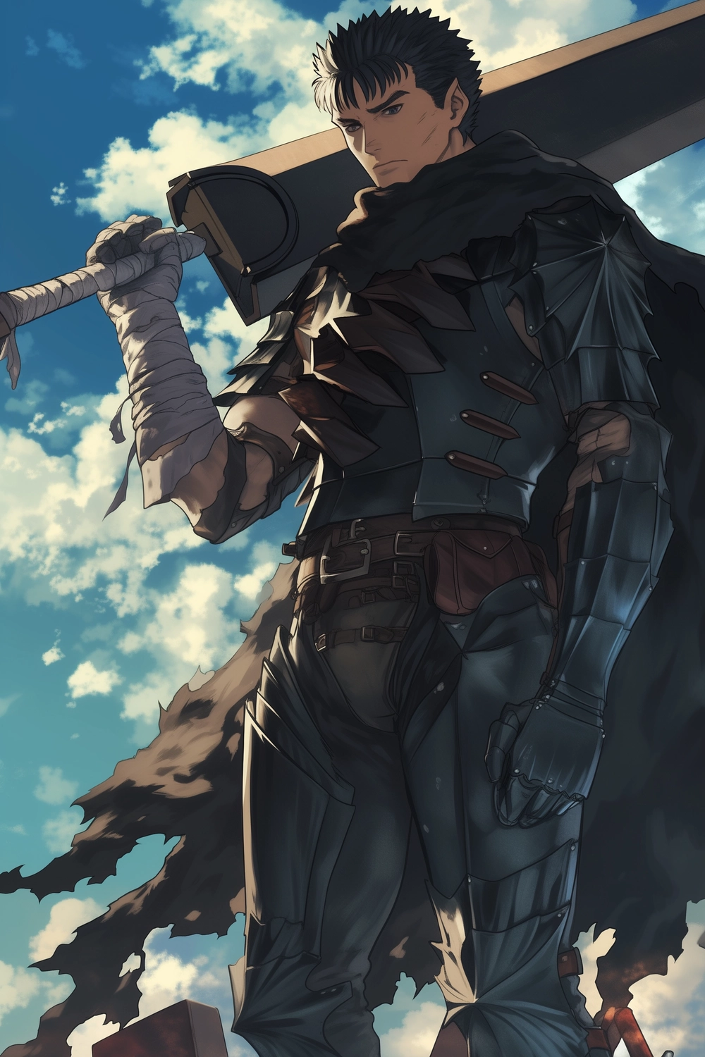 hình ảnh anime cầm kiếm cực ngầu 