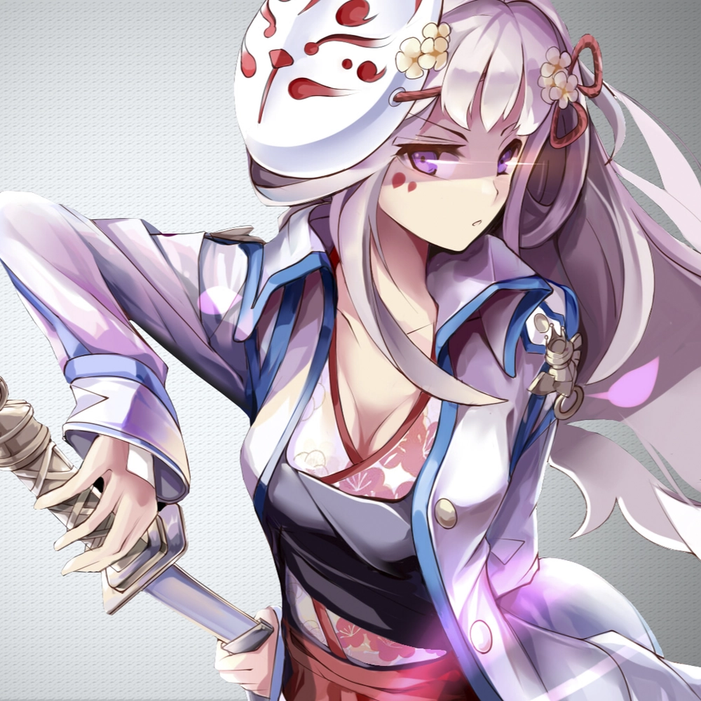 ảnh anime kiếm sĩ lạnh lùng bí ẩn 