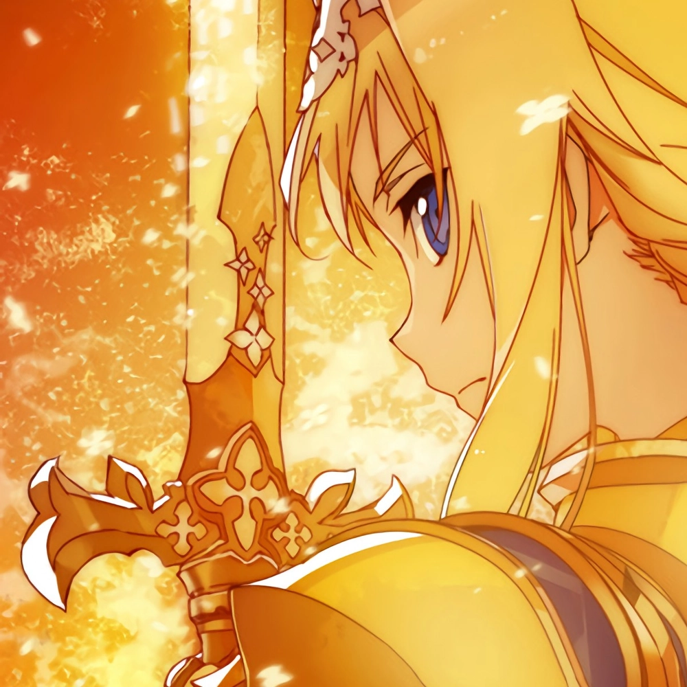 ảnh anime kiếm mang phong cách chiến binh 