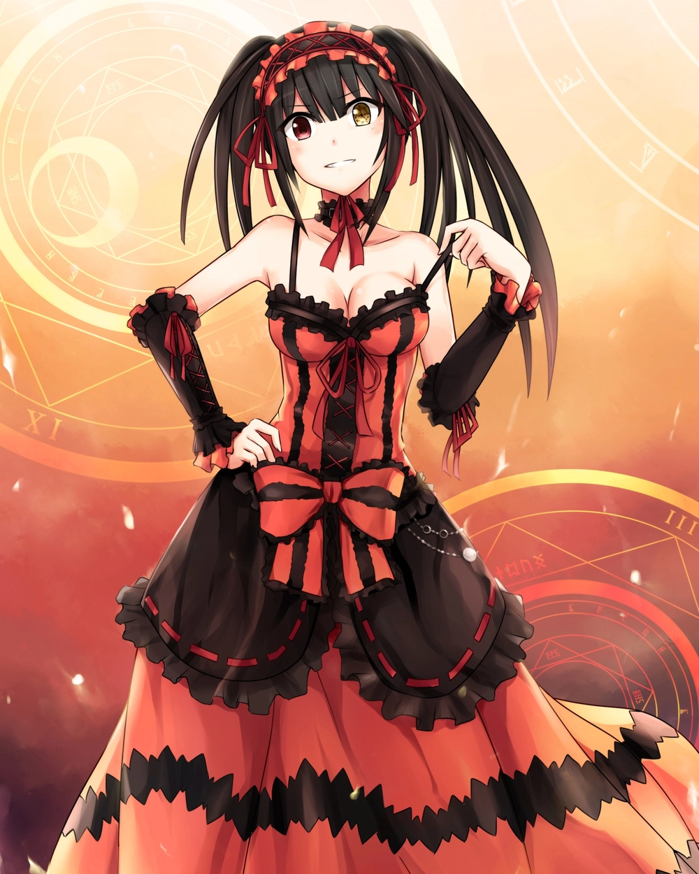 hình ảnh Kurumi Tokisaki anime chất lượng 4K