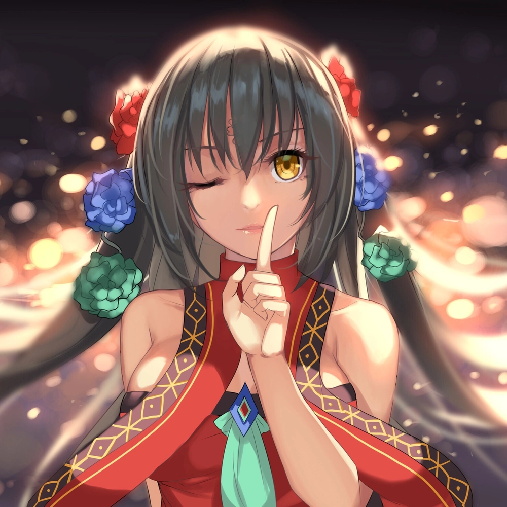 ảnh mắt anime nữ chất