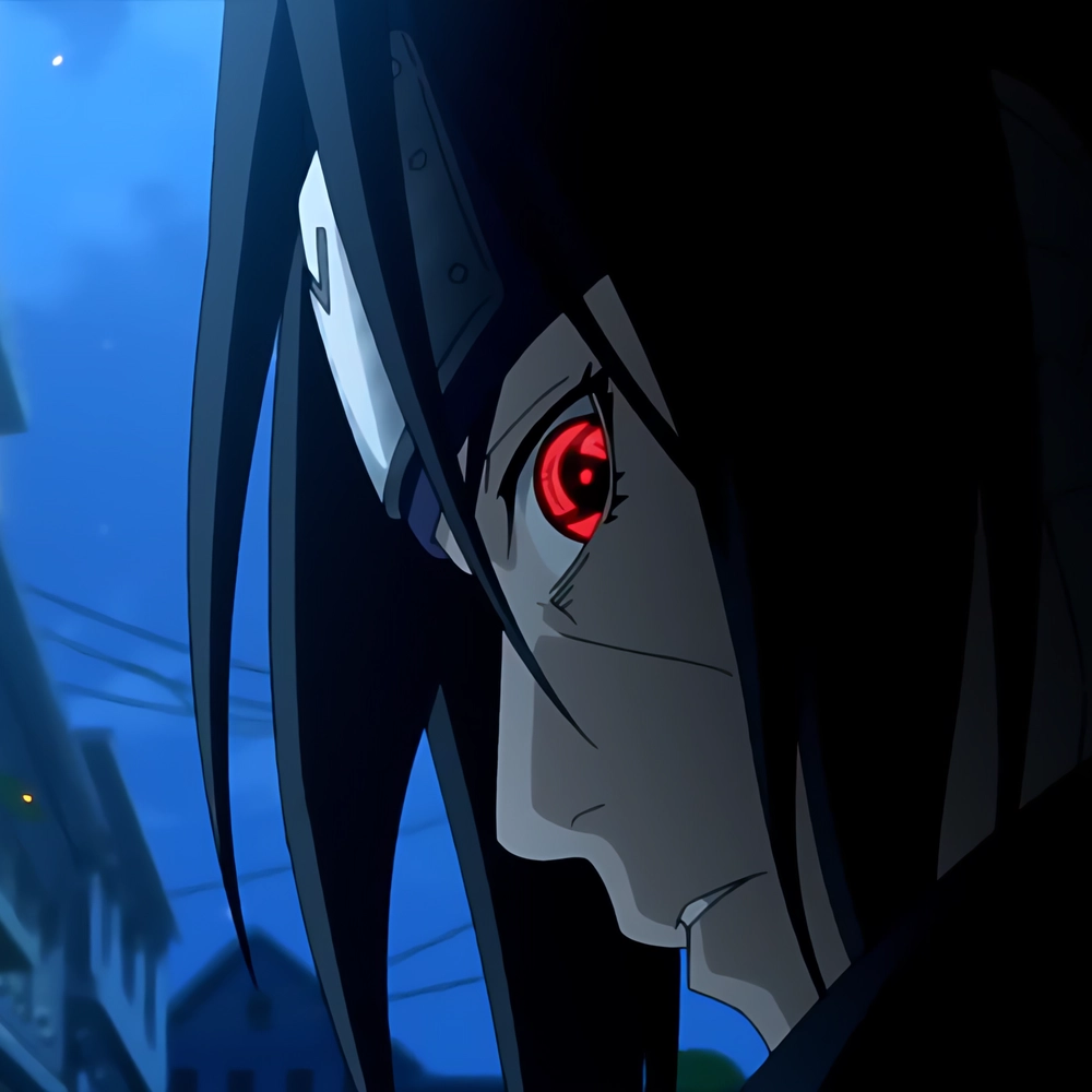 ảnh anime mắt nổi tiếng của Itachi Uchiha