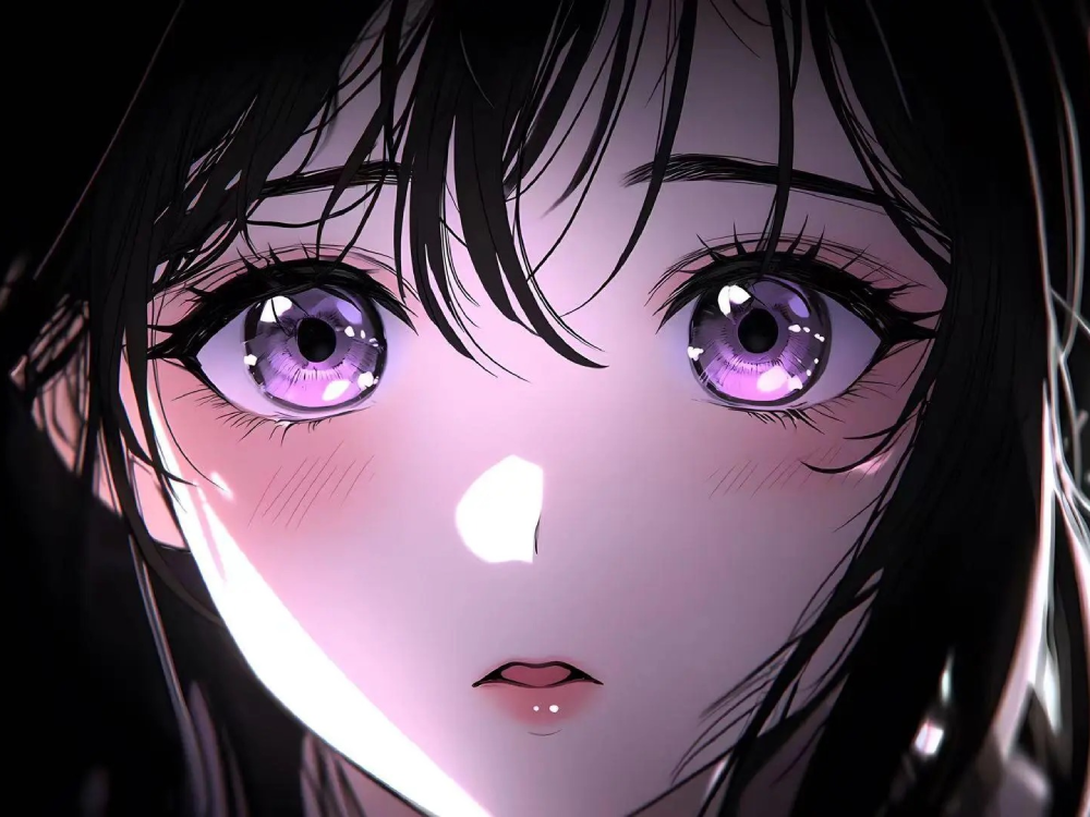 ảnh anime mắt phát sáng