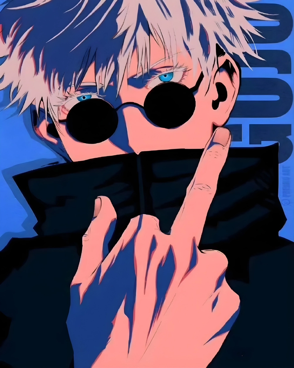 ảnh anime nam giơ ngón giữa