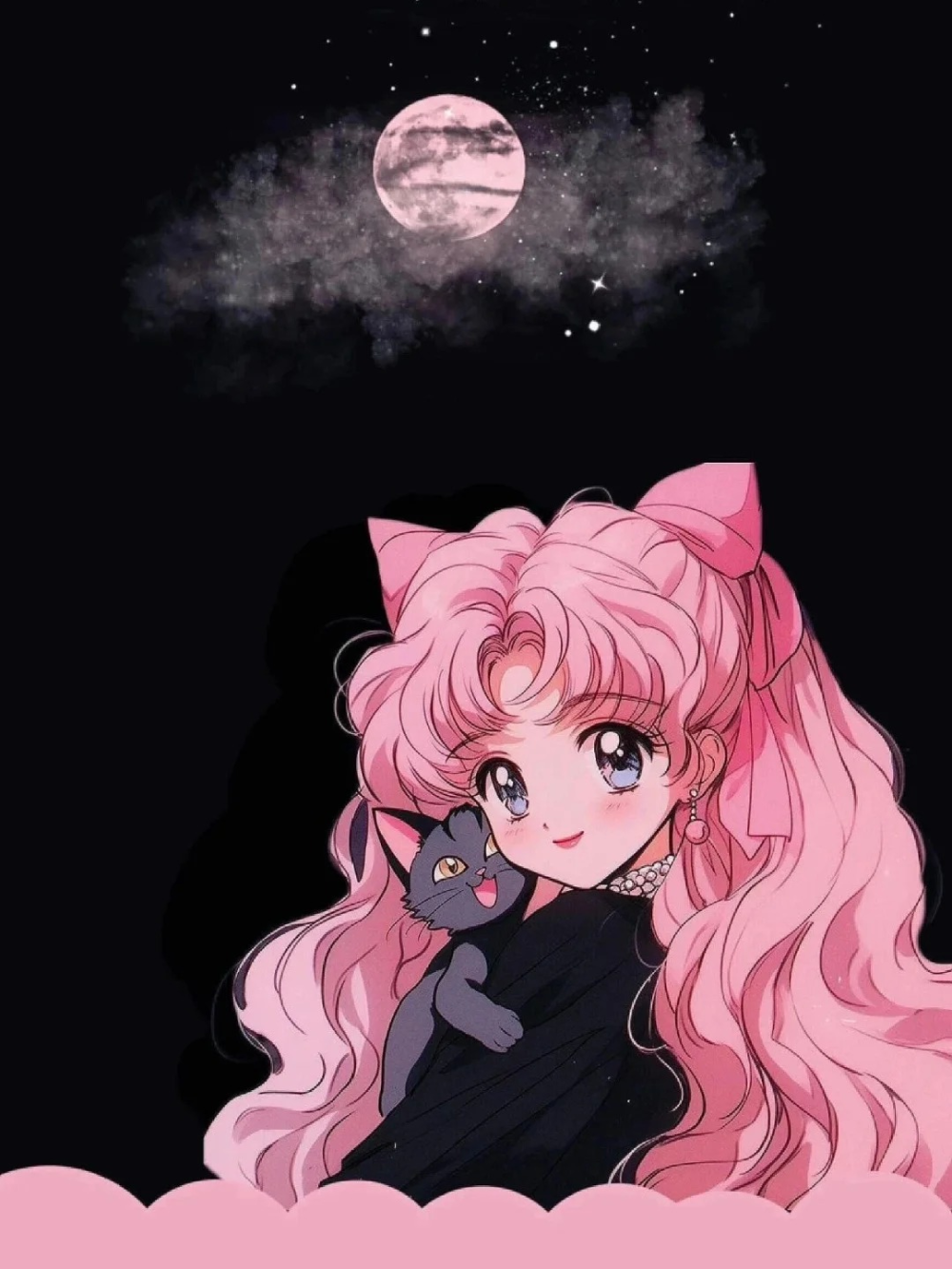 ảnh anime nữ thần mặt trăng