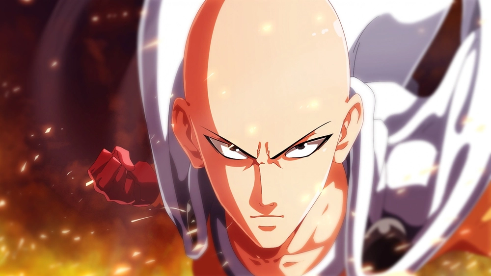 hình One Punch Man làm nền máy tính