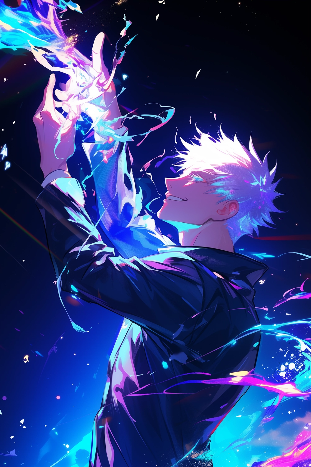 anime pháp sư diệt quỷ phép thuật bóng tối