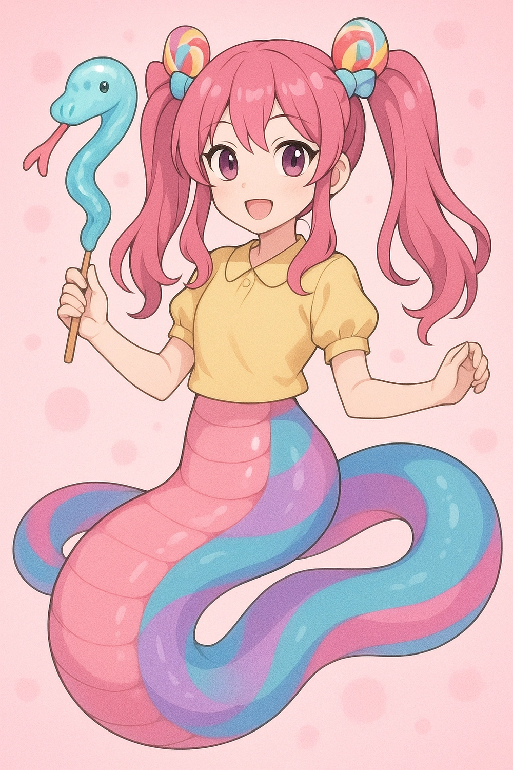 ảnh rắn hoạt hình ngộ nghĩnh phong cách anime