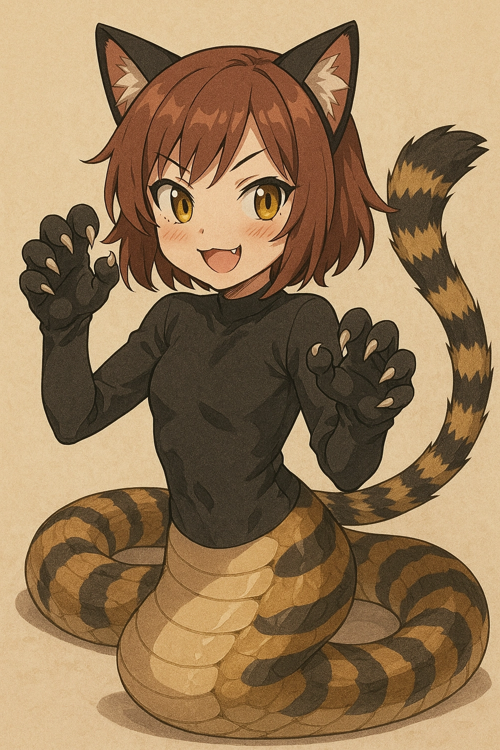 hình ảnh rắn cute chibi