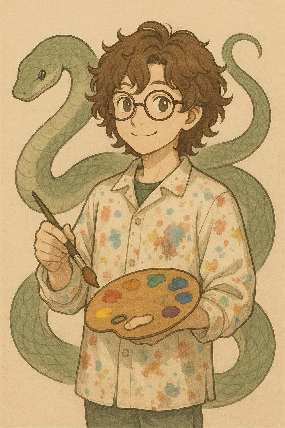 hình ảnh con rắn anime cực đẹp