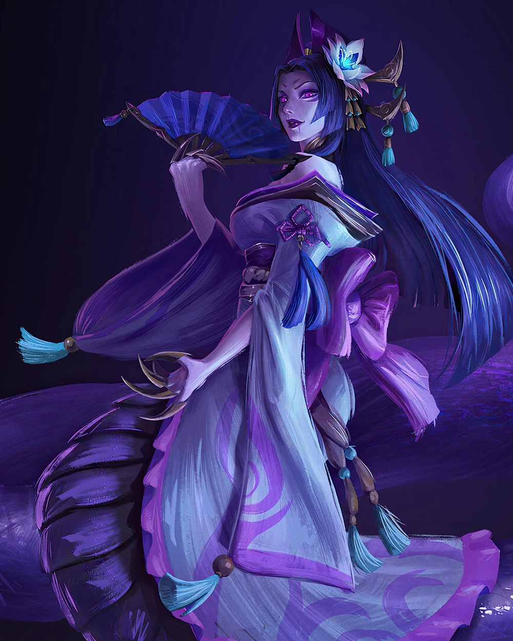 hình ảnh con rắn anime được thiết kế sống động