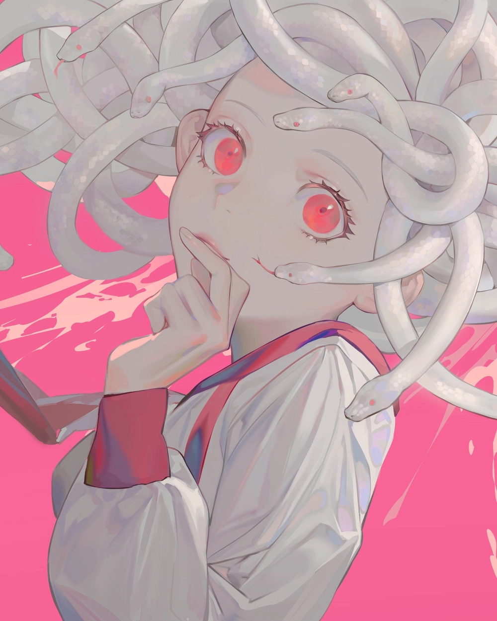 ảnh anime rắn kết hợp hình người