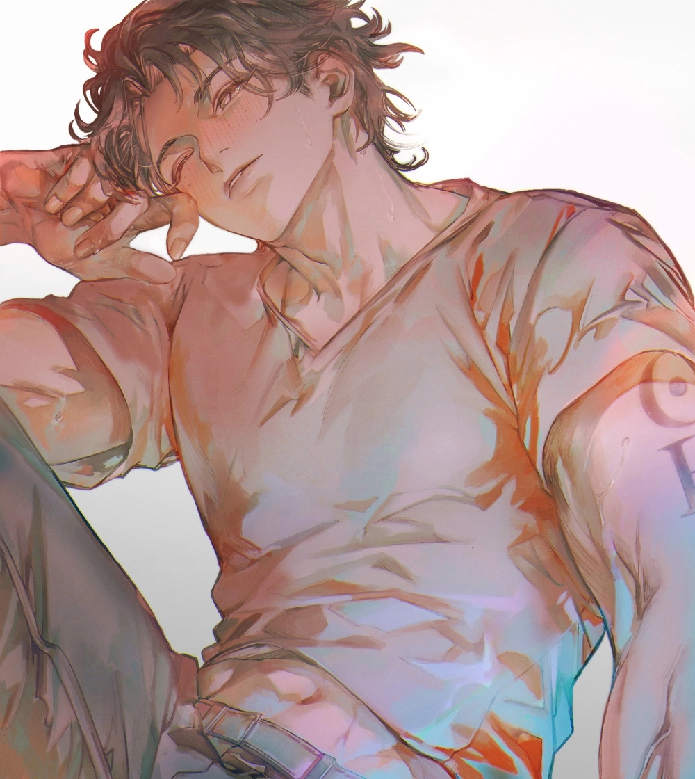 anime nam sáu múi body chuẩn gym thủ 