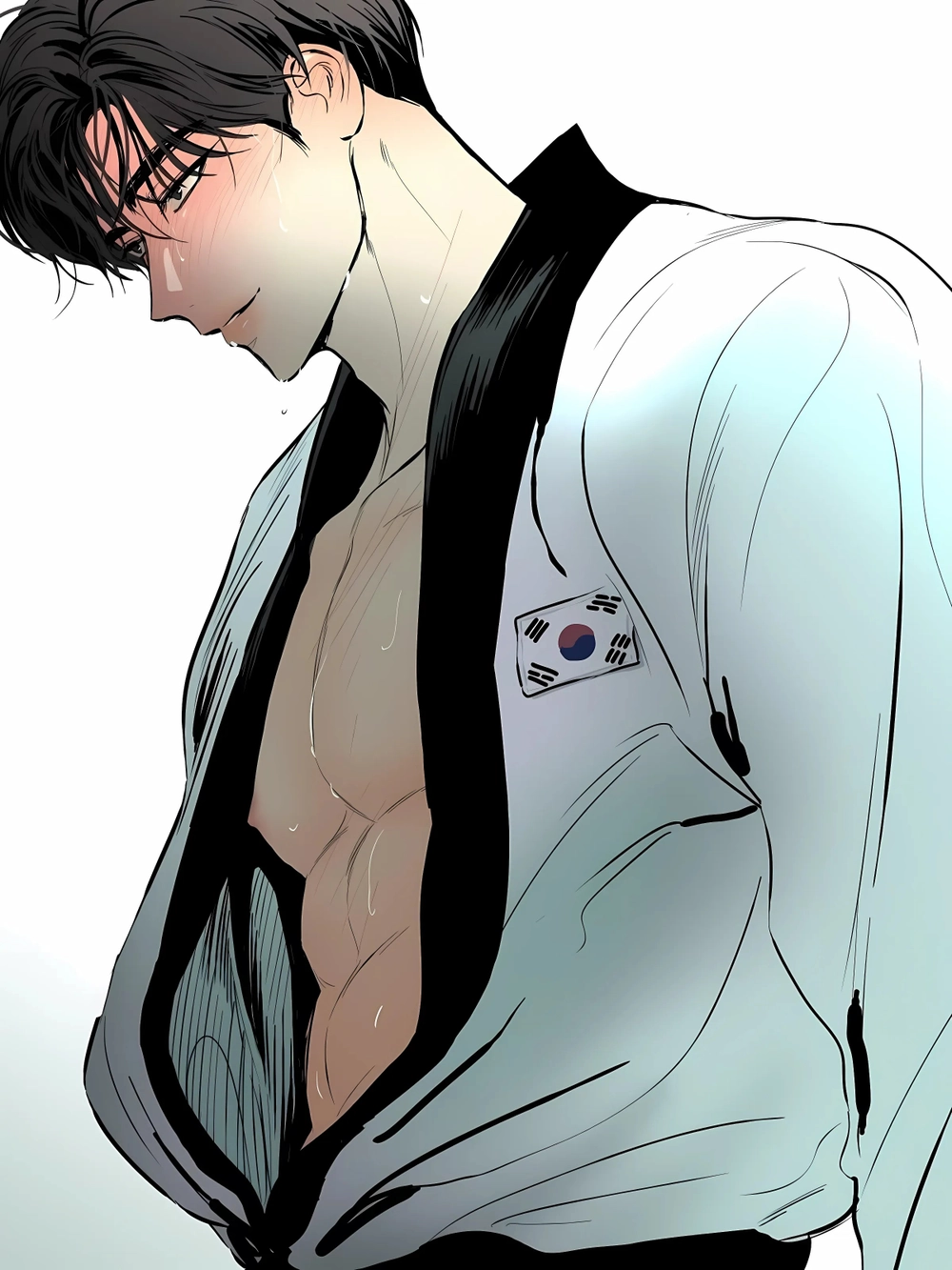 ảnh trai anime sáu múi phong cách thể thao 