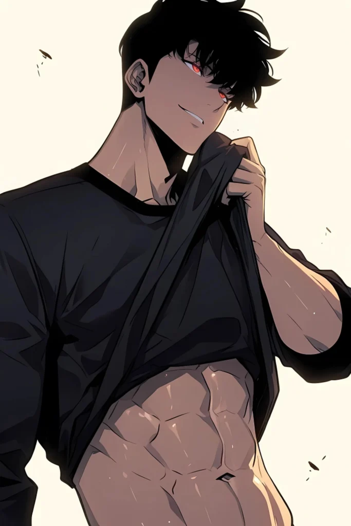 anime sáu múi chuẩn vóc dáng nam thần