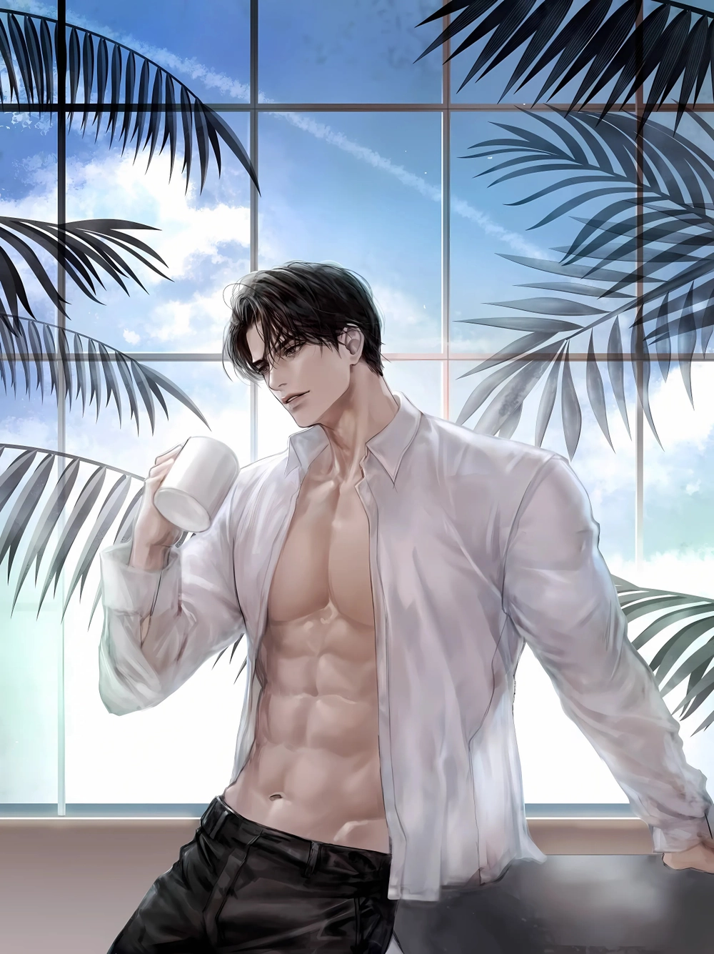 anime sáu múi và thần thái cuốn hút 