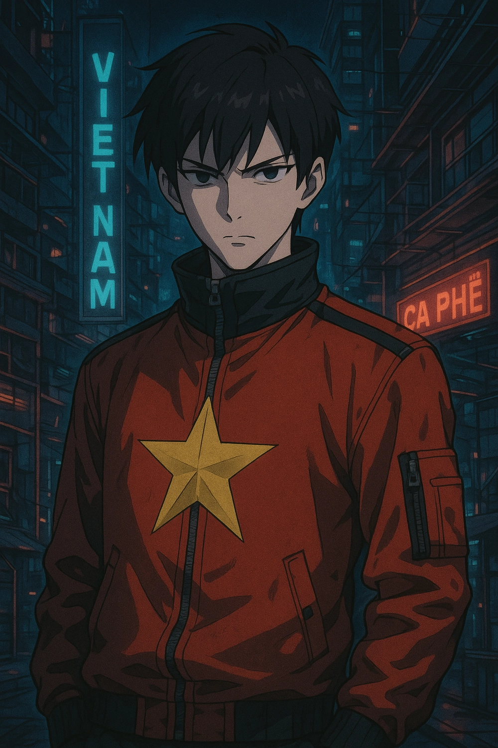 ảnh anime việt nam ngầu phong cách