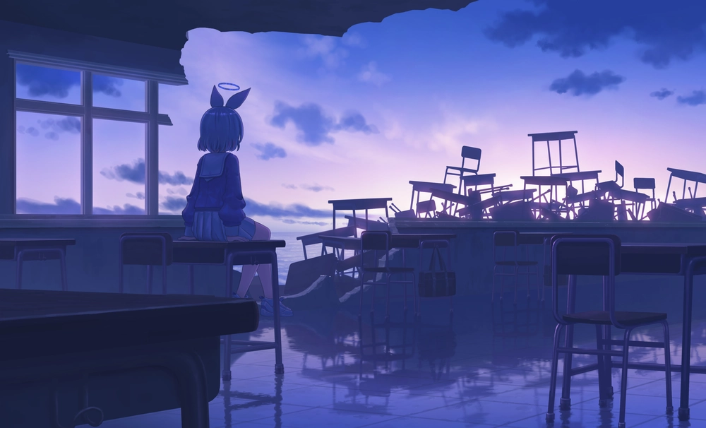 hình nền blue archive 4k cho máy tính