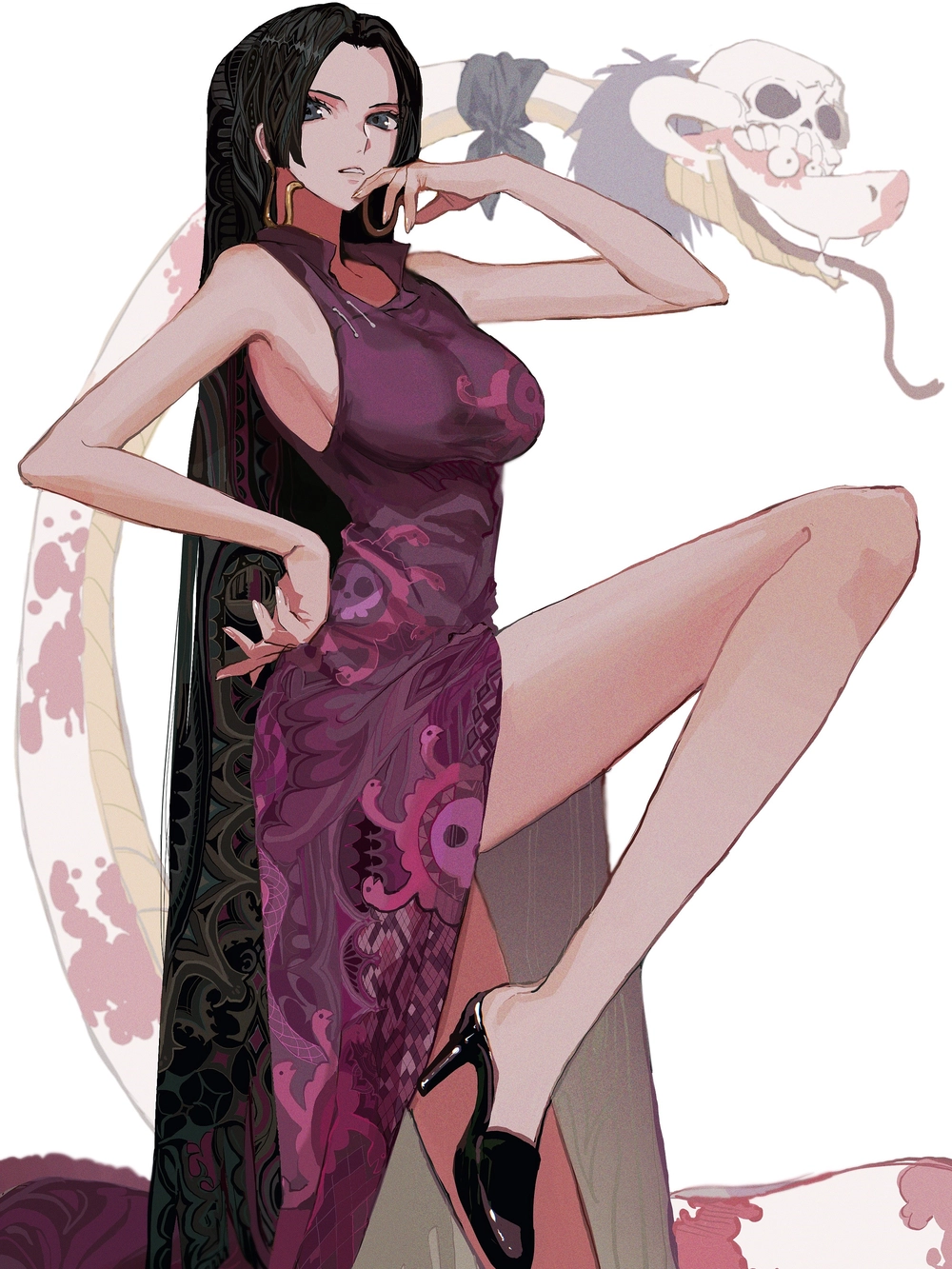 ảnh boa hancock ngầu phong cách chiến binh