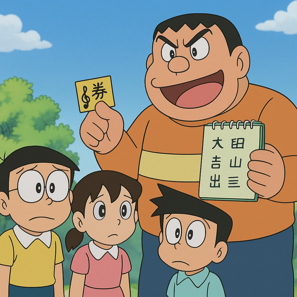 hình ảnh chaien cute hài hước từ phim doremon