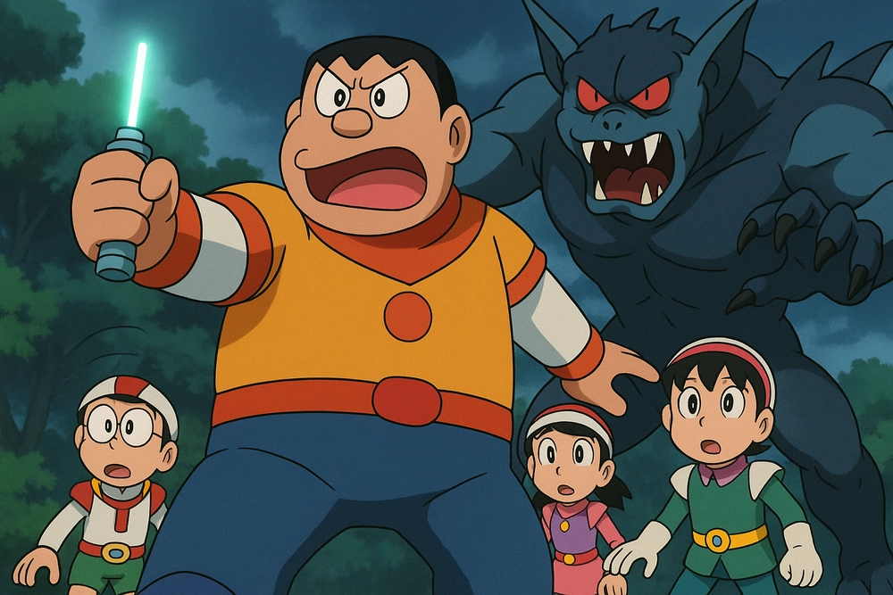 ảnh chaien với doremon và nobita