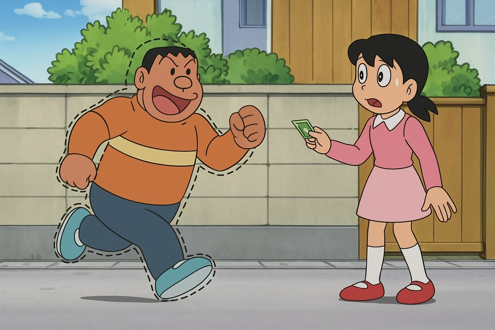 hình ảnh chaien đáng yêu trong thế giới doremon