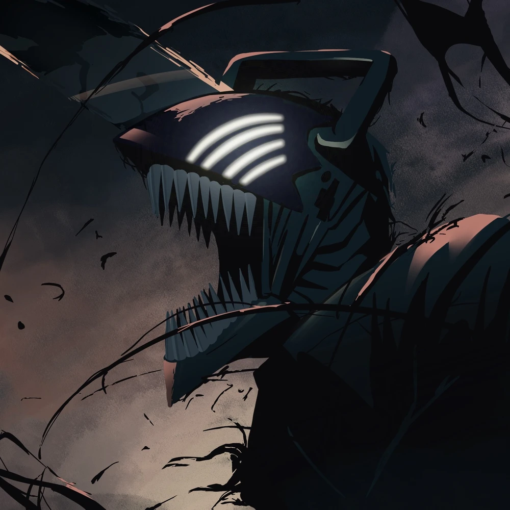 hình ảnh chainsaw man ngầu ấn tượng 
