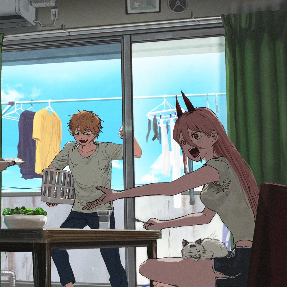 ảnh chainsaw man denji cute