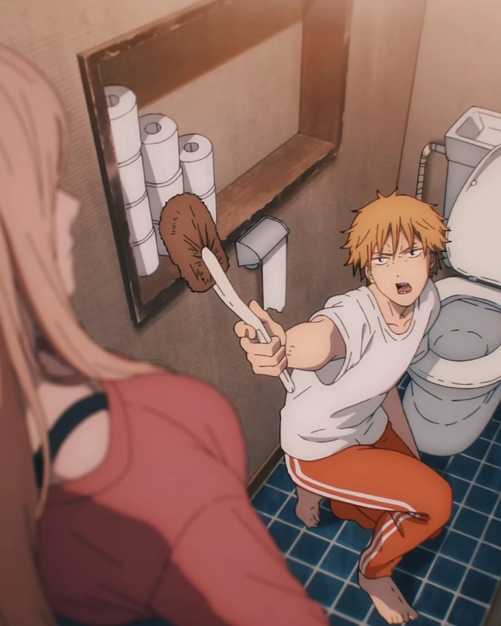 ảnh chainsaw man denji hài hước