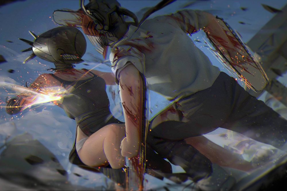 ảnh chainsaw man ngầu 5